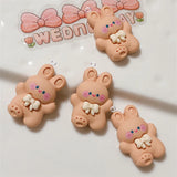10Pcs Rabbit Charms for Jewelry Making Flatback Patch C963