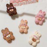 10Pcs Rabbit Charms for Jewelry Making Flatback Patch C963