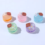 10Pcs Luminous Hamburg Resin Charms for DIY Jewelry Making
