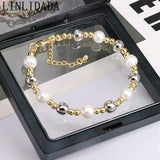 10Pcs Freshwater Pearl Bracelets Adjustable Beaded Pearls Jewelry