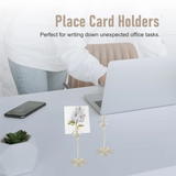 10Pcs Memo Clip Holder, Business Card Photo Frame