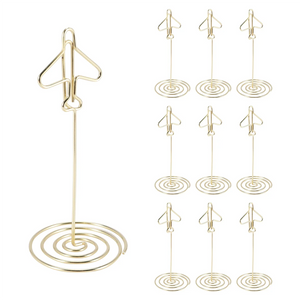 10Pcs Memo Clip Holder, Business Card Photo Frame