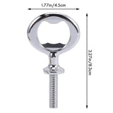 10Pcs Stainless Steel Bottle Opener Blanks Kit
