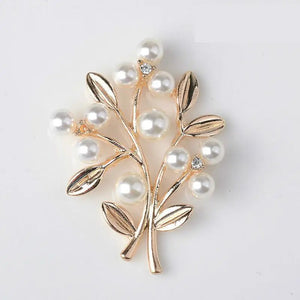 10Pcs Metal Branch Leaf Pearls Charms For Jewelry Making
