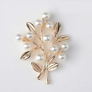 10Pcs Metal Branch Leaf Pearls Charms For Jewelry Making