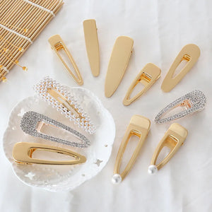 10Pcs Hairpins Base Blank Square Hair Clip for Jewelry Making Diy Girls