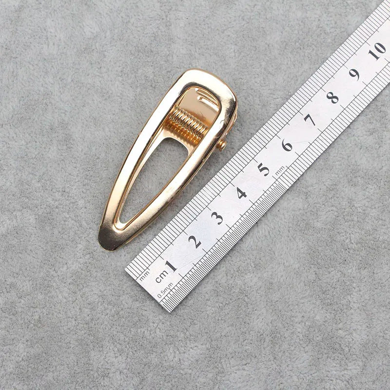 10Pcs Hairpins Base Blank Square Hair Clip for Jewelry Making Diy Girls