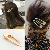 10Pcs Hairpins Base Blank Square Hair Clip for Jewelry Making Diy Girls