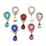 10Pcs Metal Resin Rhinestone Pendant Button for Clothing Wedding DIY