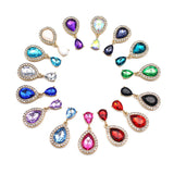 10Pcs Metal Resin Rhinestone Pendant Button for Clothing Wedding DIY