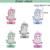 10Pcs Mini Animal Mix Silicone Beads DIY Bracelet Jewelry Bulk Accessories