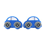 10Pcs Mini Car Silicone Beads DIY Jewelry Making Baby Accessories