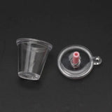 10Pcs Mini Frappuccino Cup Coffee Cup Dollhouse Plastic Cake Ice Crea