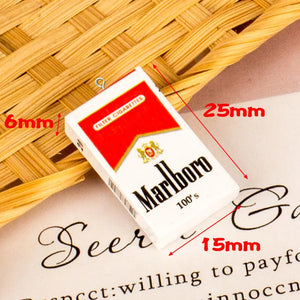 10Pcs Mini Resin Cigarette Charms for DIY Jewelry Making