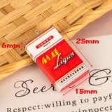 10Pcs Mini Resin Cigarette Charms for DIY Jewelry Making