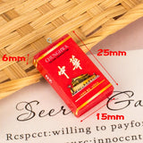 10Pcs Mini Resin Cigarette Charms for DIY Jewelry Making