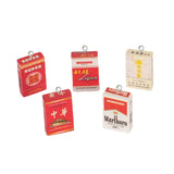 10Pcs Mini Resin Cigarette Charms for DIY Jewelry Making