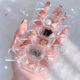 10Pcs Mini Jewelry Storage Box Candy Ring Earrings Holder