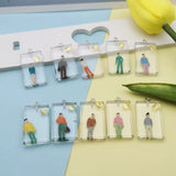 10Pcs Mixed Geometric Villain Resin Charms Earring Bracelet Hair DIY Accessories