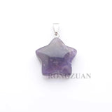 10Pcs Mixed Stone Charms Pendants Crystal Opal Beads Necklace Earrings DIY