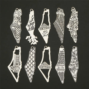 10Pcs Mixed Vintage Silver House Letter Alloy Charms Pendents DIY Jewelry Acc