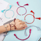 10Pcs Multicolor Tassel Bracelet Making For Women