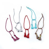 10Pcs Multicolor Tassel Bracelet Making For Women