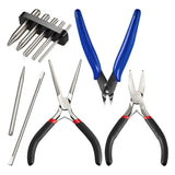 10Pcs Model Kits Tool for Puzzles Sodlering Craft Jewelry Electronics