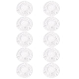 10Pcs Mushroom Guitar Effect Pedal Foot Nail Cap Guitar Pedal Knob Protector