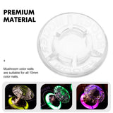 10Pcs Mushroom Guitar Effect Pedal Foot Nail Cap Guitar Pedal Knob Protector
