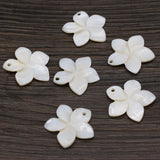 10Pcs Mother Of Pearl Shell Flower Beads DIY Jewelry Making