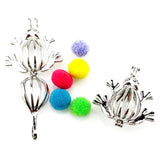 10Pcs Frog Pearl Cage Locket Aromatherapy Essential Oil Diffuser Necklace DIY