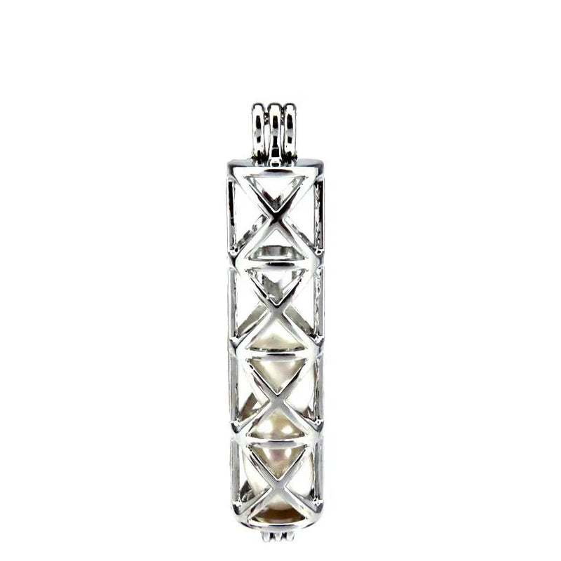 10Pcs Pearl Cage Locket Aromatherapy Pendant DIY Jewelry Making Bulk