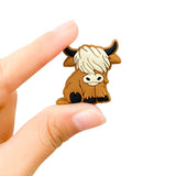 10Pcs Highland Cow Silicone Beads for DIY Jewelry Making