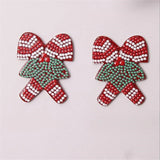 10Pcs Santa Claus Charm Connectors for DIY Jewelry Christmas Decoration