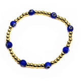 10Pcs Copper Beaded Bracelet Eye Beads Jewelry