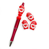 10Pcs Gnome Silicone Beads Jewelry Making DIY Accessories