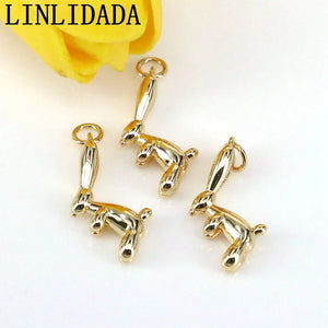 10Pcs Rabbit Pendant Necklace High Silver Plated Women Jewelry