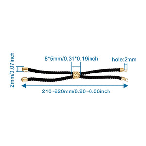 10Pcs Nylon Twisted Cord for DIY Jewelry Making Accessories