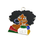 10Pcs OES Girl Masonic Pendant for Jewelry Making