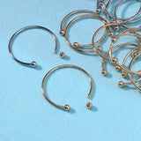 10Pcs Open Bangle Cuff Bracelets for Women DIY Jewelry Making