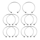 10Pcs Open Bangle Cuff Bracelets for Women DIY Jewelry Making