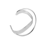10Pcs Open Cross Geometric Metal Bracelets for Women