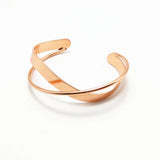 10Pcs Open Cross Geometric Metal Bracelets for Women