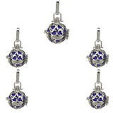 10Pcs Heart Pearl Cage Aromatherapy Diffuser Charm Pendant Bulk