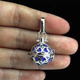 10Pcs Heart Pearl Cage Aromatherapy Diffuser Charm Pendant Bulk