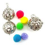 10Pcs Heart Pearl Cage Aromatherapy Diffuser Charm Pendant Bulk