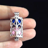 10Pcs Infinite 8 Pearl Cage Locket Aromatherapy Diffuser Pendant Necklace