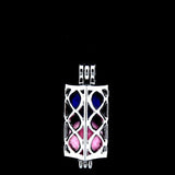 10Pcs Infinite 8 Pearl Cage Locket Aromatherapy Diffuser Pendant Necklace