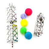 10Pcs Infinite 8 Pearl Cage Locket Aromatherapy Diffuser Pendant Necklace